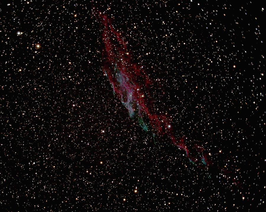 Veil Photograph - Veil Nebula by Jim Allsopp
