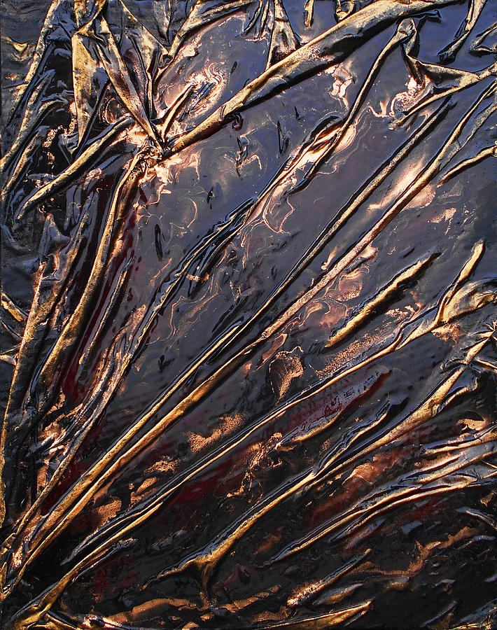 Veins Of Gold 1 Mixed Media by Angela Stout - Fine Art America