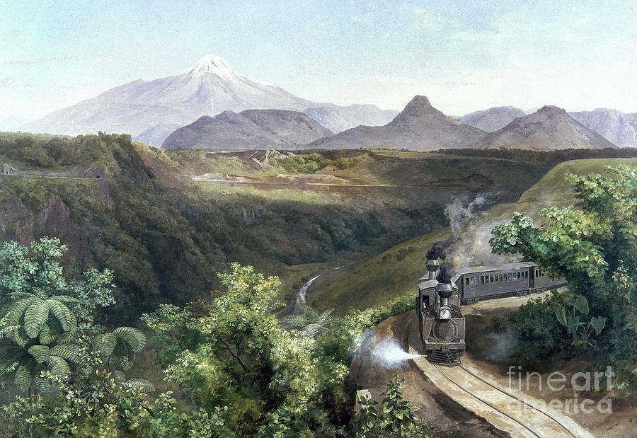 Velasco: The Train, 1897 Photograph by Granger
