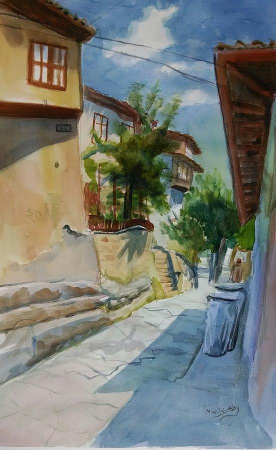 Veliko Turnavo street Painting by Mimi Boothby