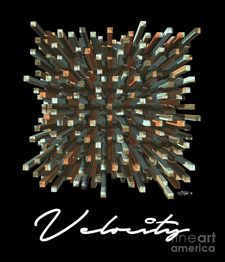Conceptualism Digital Art - Velocity by Walter Neal