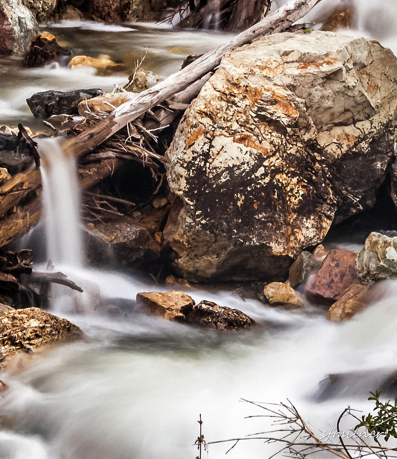 Velvet Falls - Rocky Mountain Stream Photograph by Steven Milner