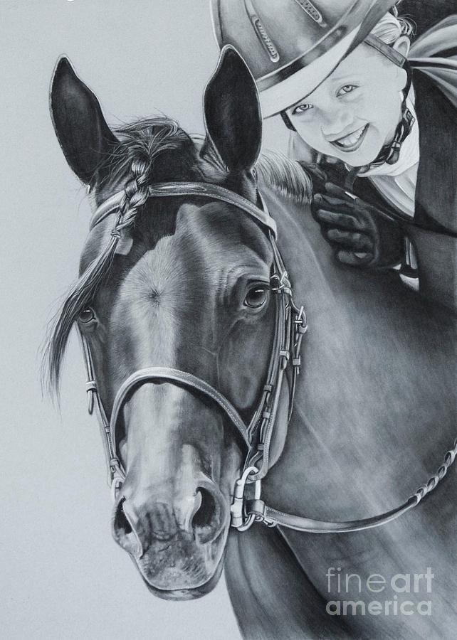Horse Pastel - Velvets Girl by Joni Beinborn