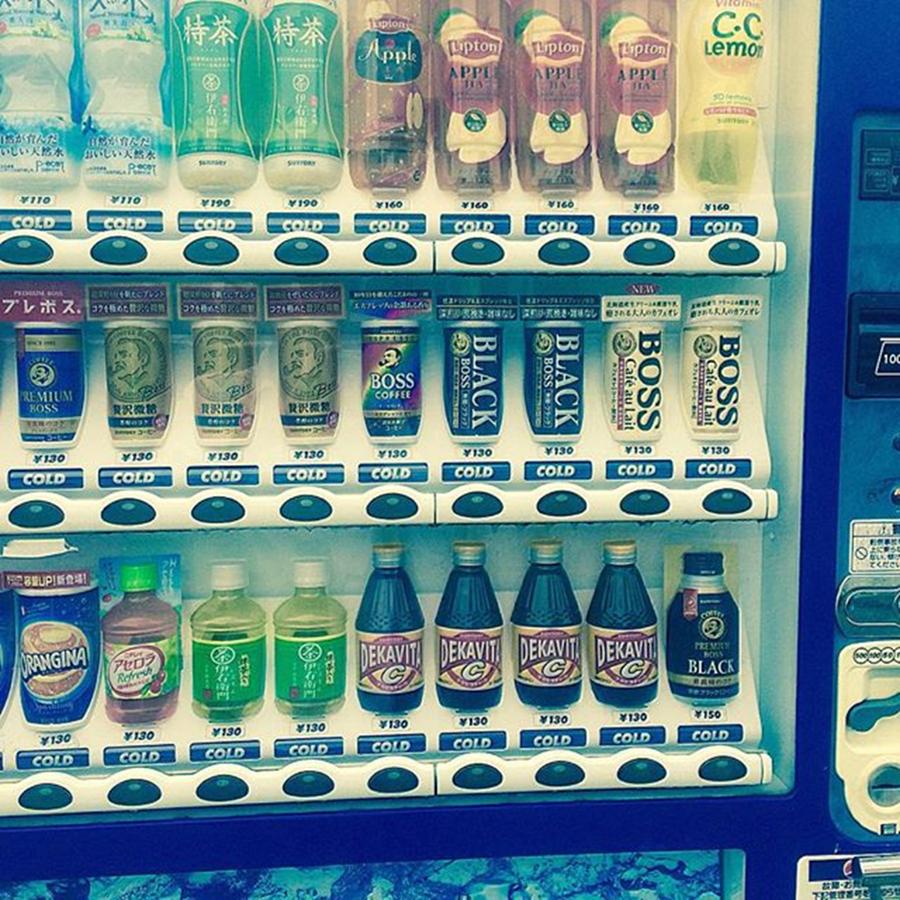 Machine Photograph - Vending Machine #machine #japan by Kentaro Sosho