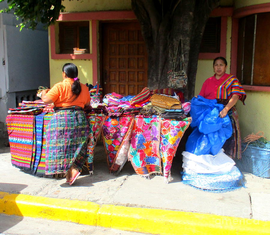 Vendors San Juan Del Sur Photograph by Randall Weidner