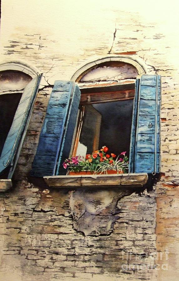 Venecia Painting by Greg and Linda Halom