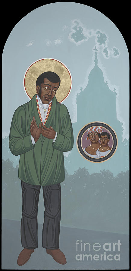 Holy Men Painting - Venerable Pierre Toussaint 262 by William Hart McNichols