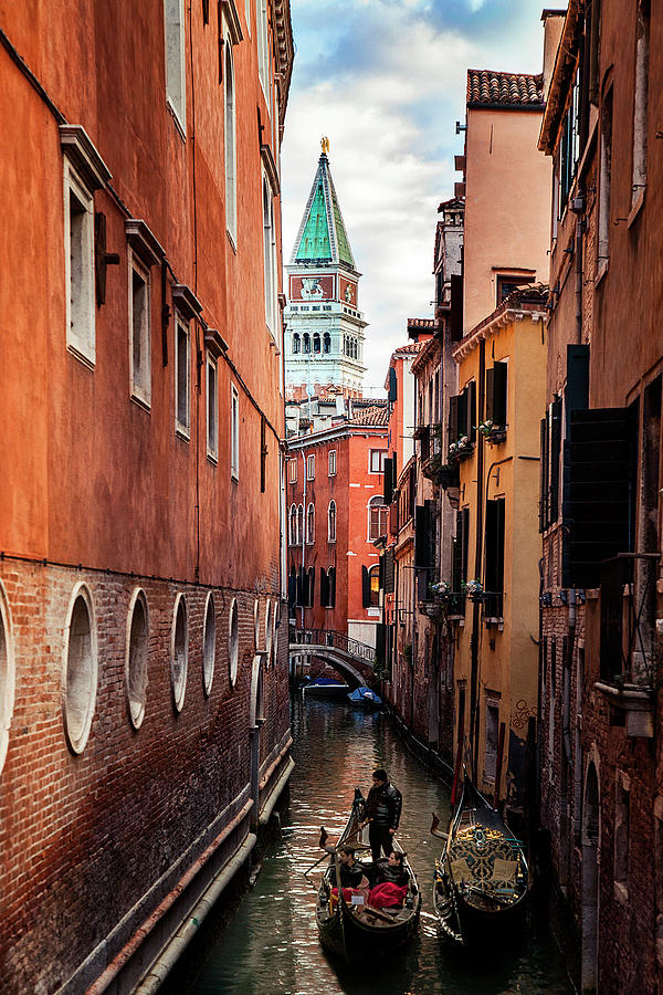 Architecture Photograph - Venetian Alley by Andrew Soundarajan