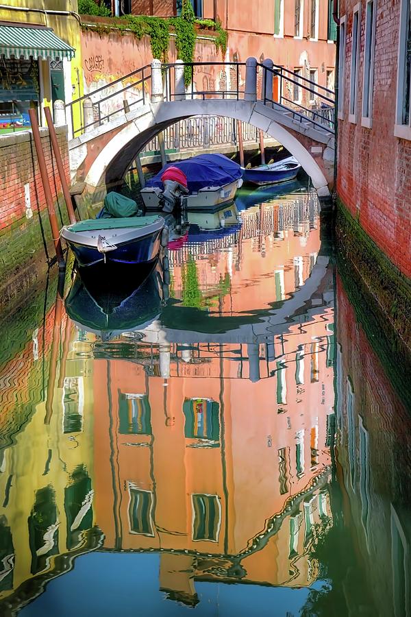 Venetian Back Canal  Photograph by Harriet Feagin