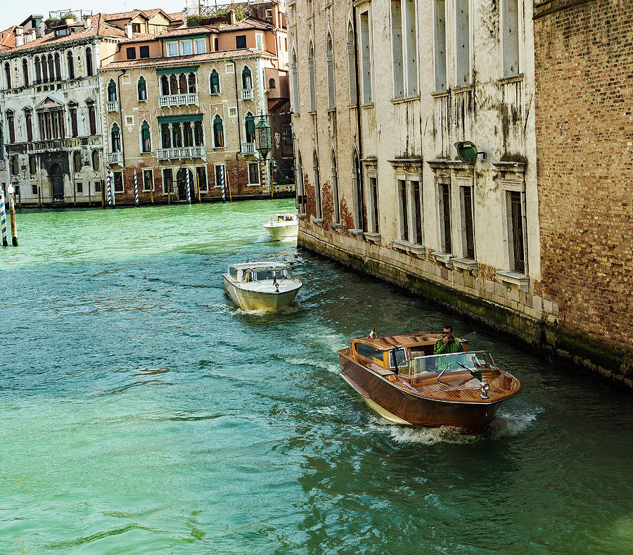 Venetian boat Photograph by Ed James