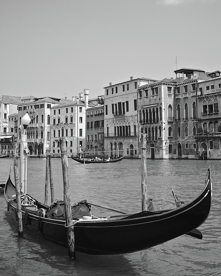Venetian canoe Photograph by Matt MacMillan