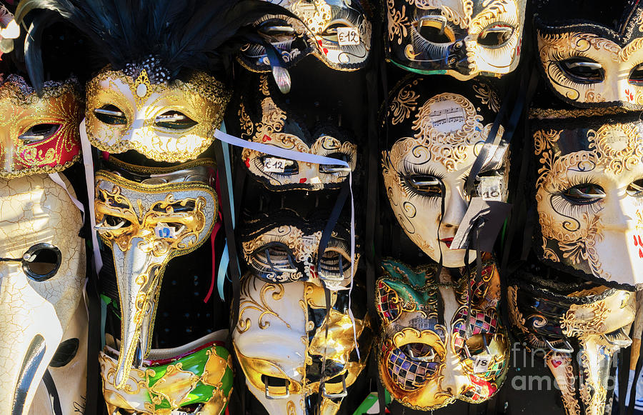 Venetian Carnival Masks Photograph by Anastasy Yarmolovich