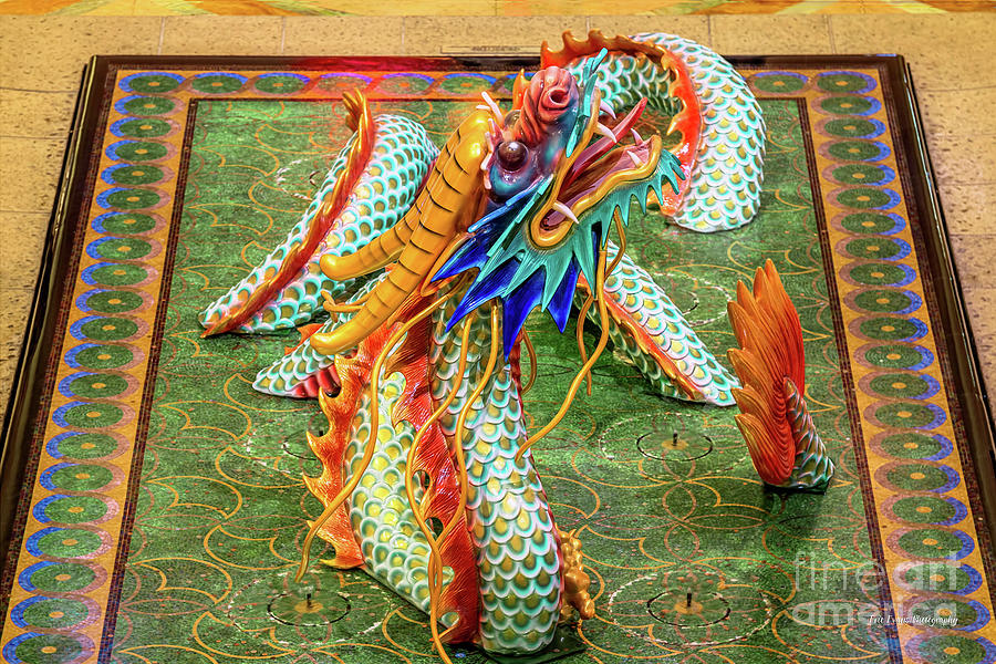 Las Vegas Photograph - Venetian Chinese New Year Dragon Ariel View by Aloha Art