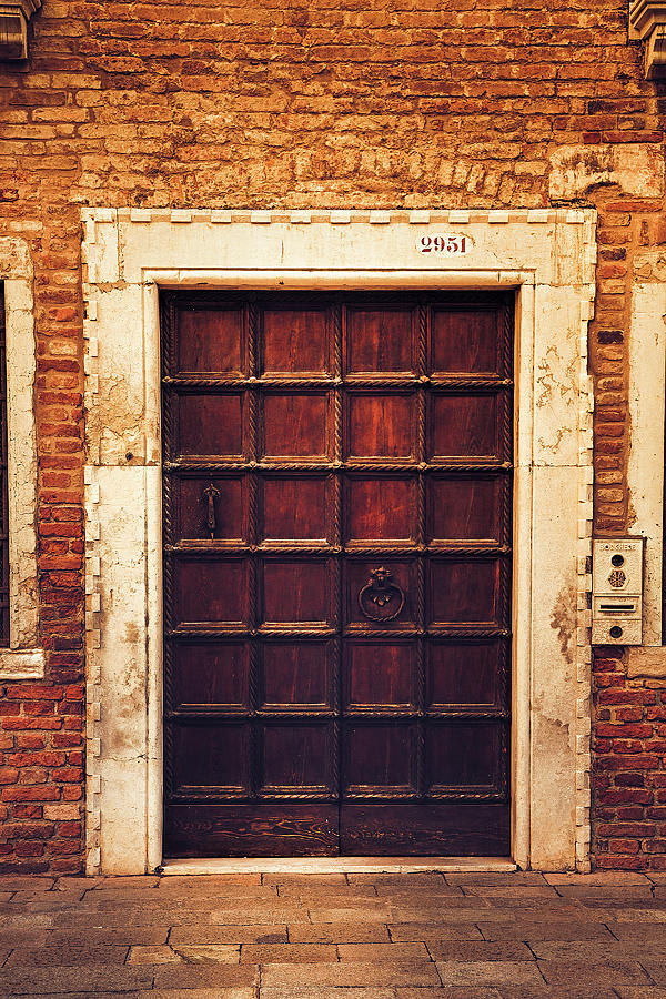Venetian Doorway Photograph by Andrew Soundarajan