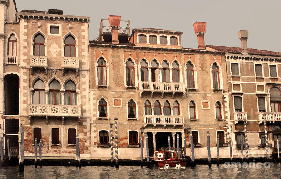 Venetian Homes On The Canal Photograph By Linda Parker   Venetian Homes On The Canal Linda Parker 