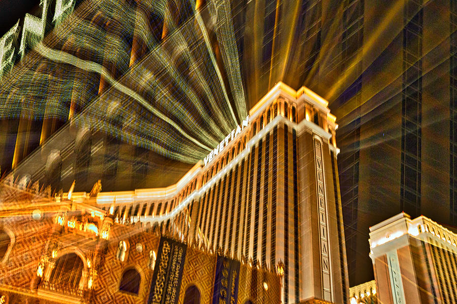 Venetian Hotel Abstract - Las Vegas Photograph by Stuart Litoff