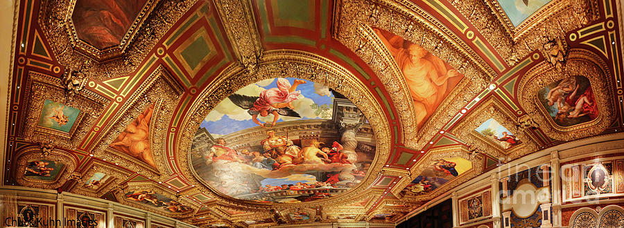 Venetian Interior Hotel Ceiling Panorama