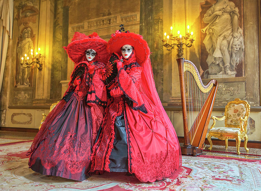 Venetian Ladies in the Palace Photograph by Cheryl Strahl