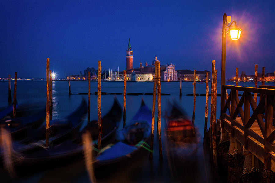 Venetian Lagoon At Twilight Photograph
