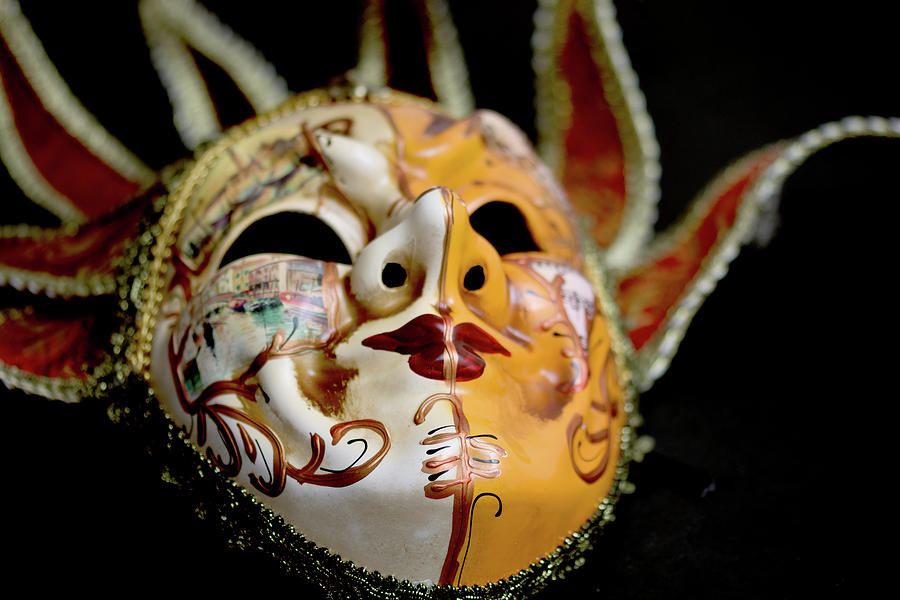Venetian Mask 1 Photograph by Steve Purnell
