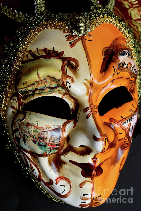 Venetian Mask 3 Photograph by Steve Purnell