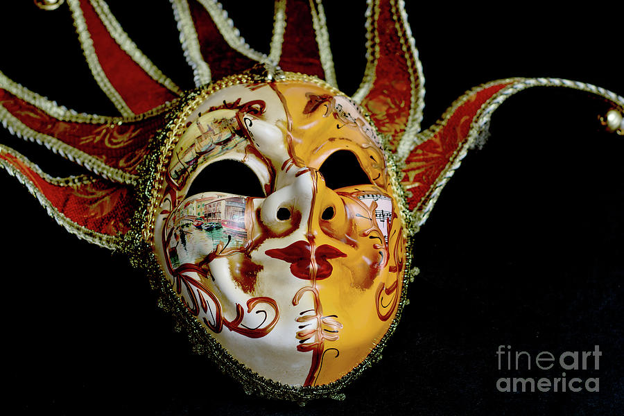 Venetian Mask 4 Photograph by Steve Purnell