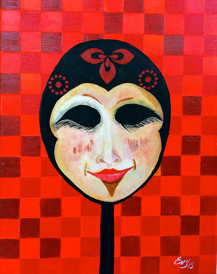 Venetian Mask Painting by Evisabel Fabrega - Fine Art America