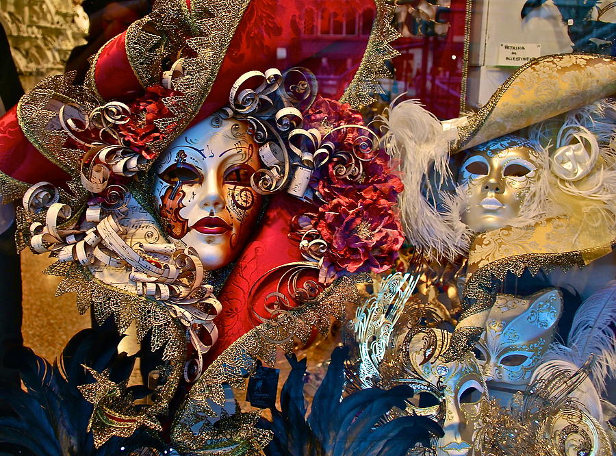 Venetian Masks Photograph by Dorota Nowak