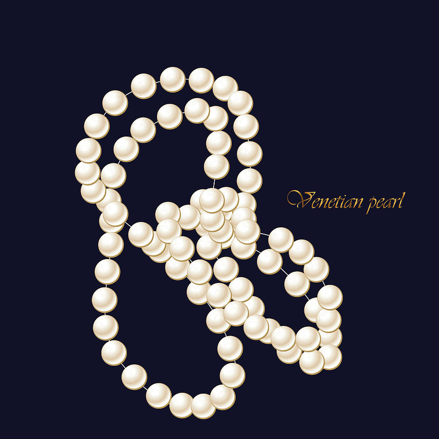 Venetian pearl Digital Art by Marina Usmanskaya