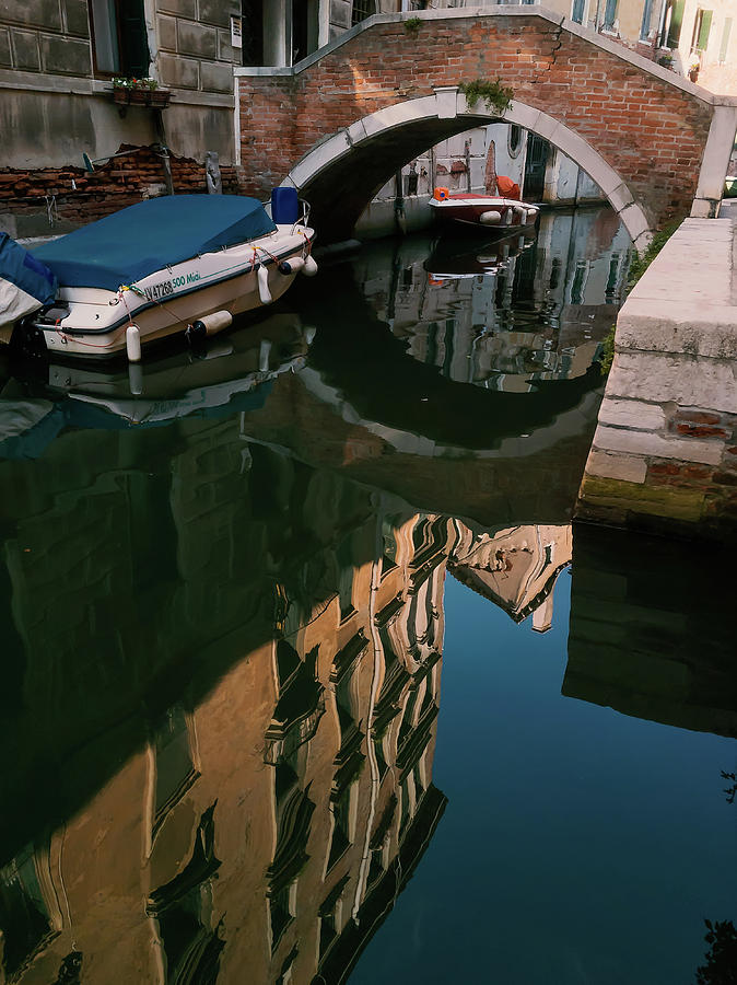 Venetian Reflections Photograph by Marina Usmanskaya