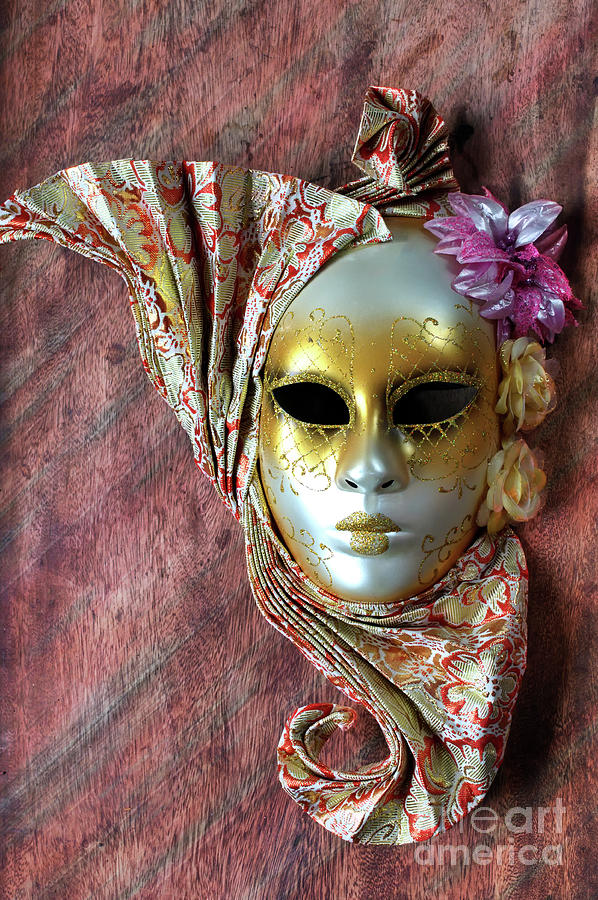 Venetian Style Mask Photograph by Michelle Meenawong