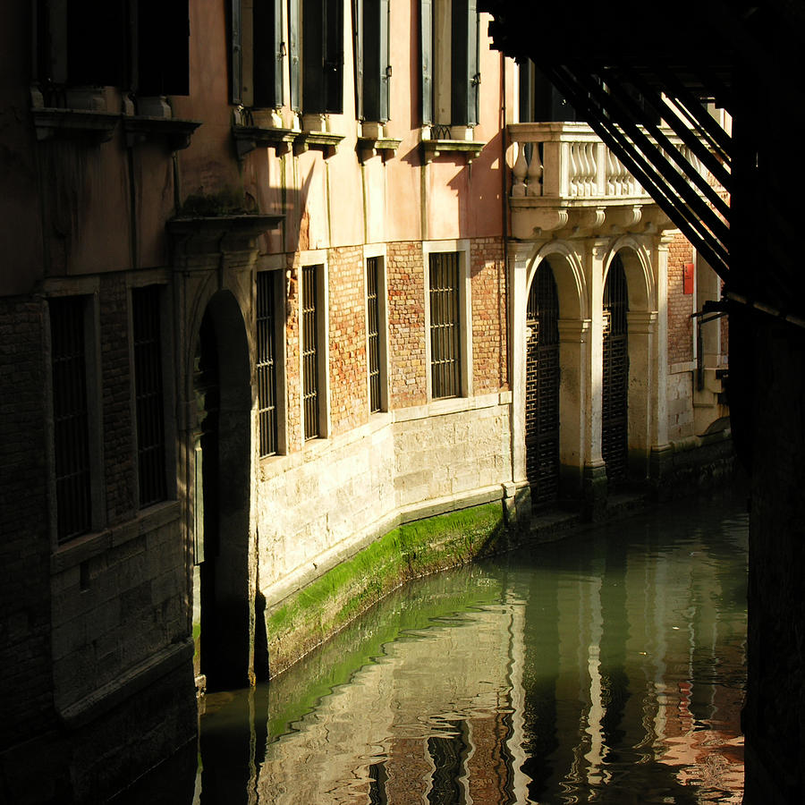 Architecture Photograph - Venetian Thoroughfare - 1 of 3 by Alan Todd