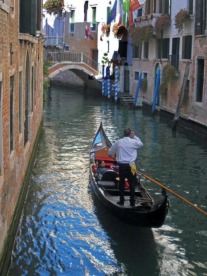 Venetian Water Taxi Photograph by Wes Grady - Fine Art America