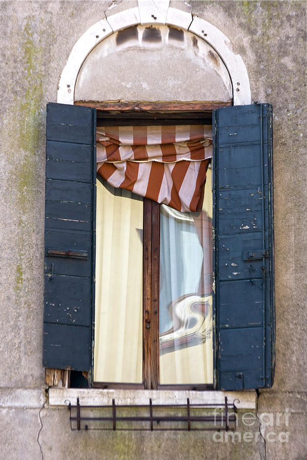 Venetian windows shutter Photograph by Heiko Koehrer-Wagner