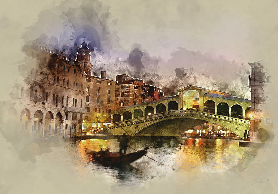 City Painting - Venezia, Canal Grande by Dante Blacksmith