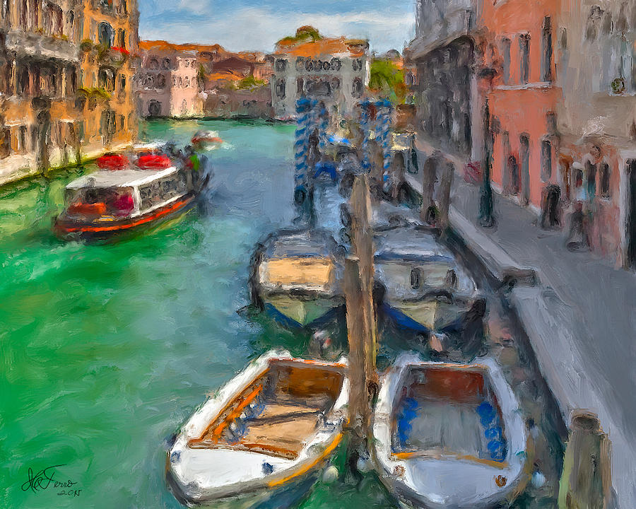 Boat Photograph - Venezia. Cannaregio by Juan Carlos Ferro Duque