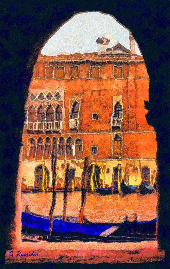 Venezia Painting by George Rossidis