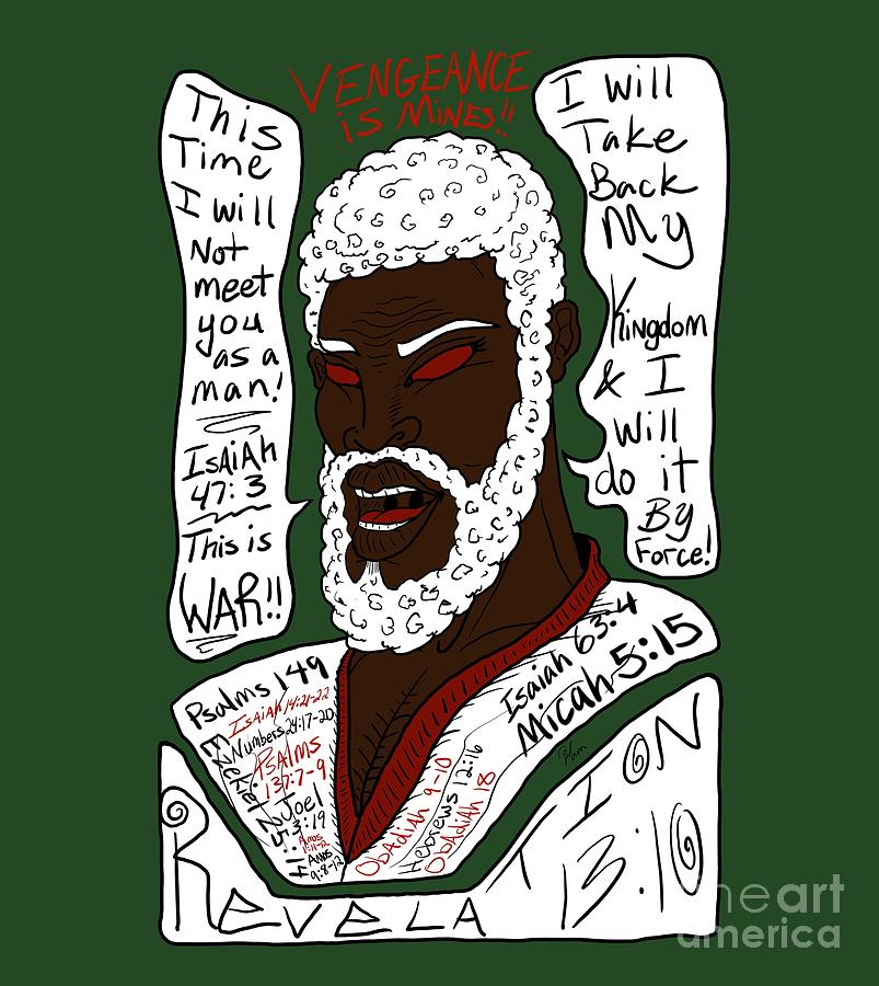 Christ Digital Art - Vengeance by Robert Watson Christ Digital Art - Vengeance by Robert Watson
