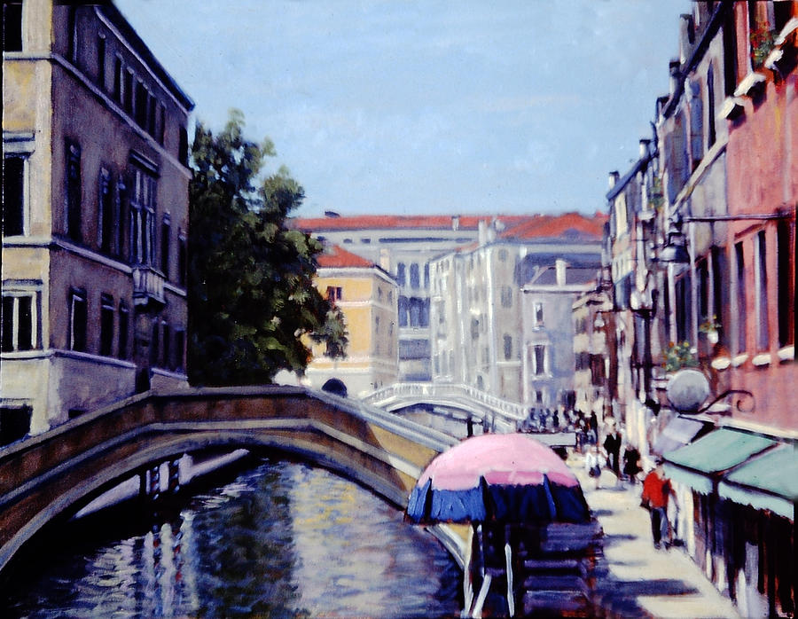 Venice By Day Painting by David Zimmerman