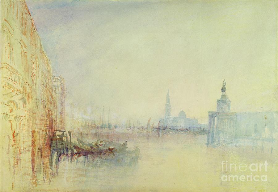 Architecture Painting - Venice - The Mouth of the Grand Canal by Joseph Mallord William Turner