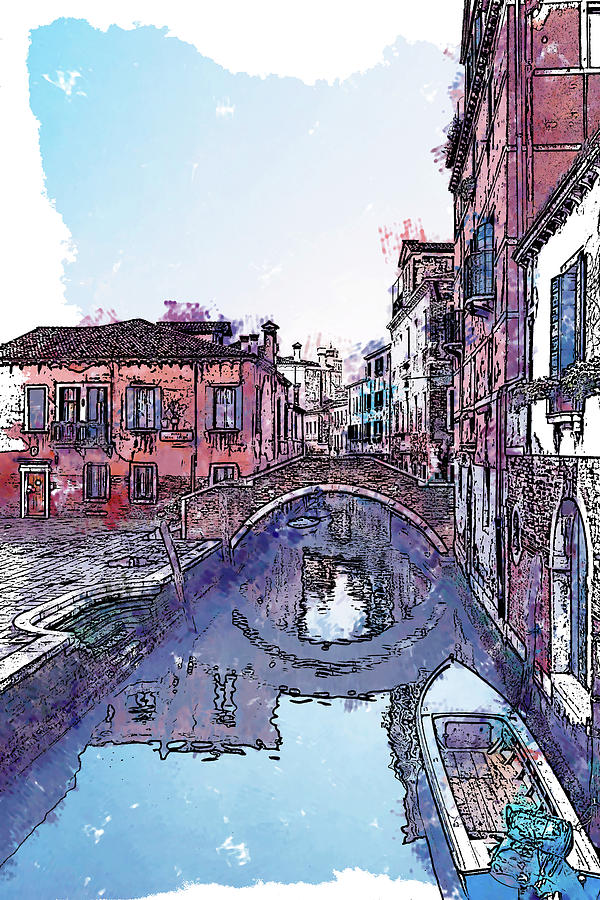 Venice 2 Digital Art by Giuseppe Cesa Bianchi