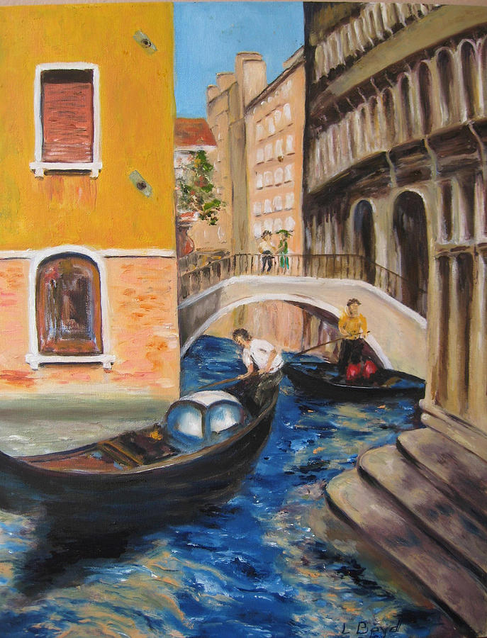 Venice Afternoon Painting by Lisa Boyd