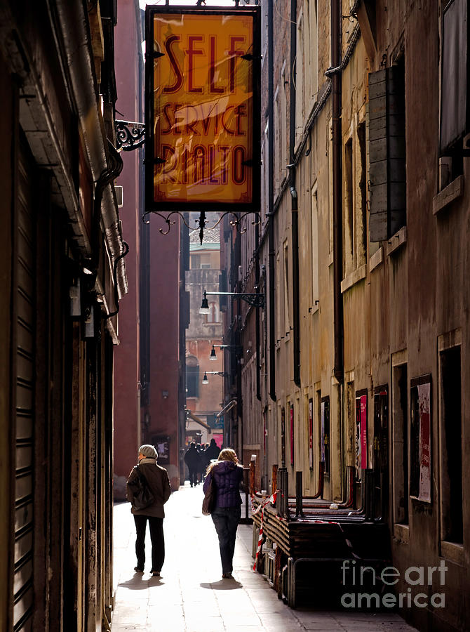 Venice alley Photograph by Marc Daly Venice alley Photograph by Marc Daly