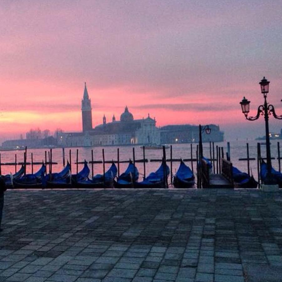 Winter Photograph - Venice At Dawn by Charlotte Cooper