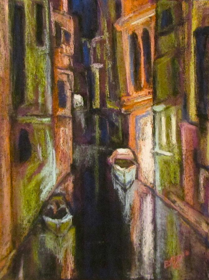 Venice at Night Painting by Barbara OToole