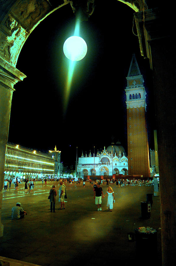 Venice at Night Photograph by La Dolce Vita