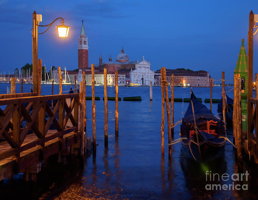 Venice at Night Photograph by Louise Heusinkveld