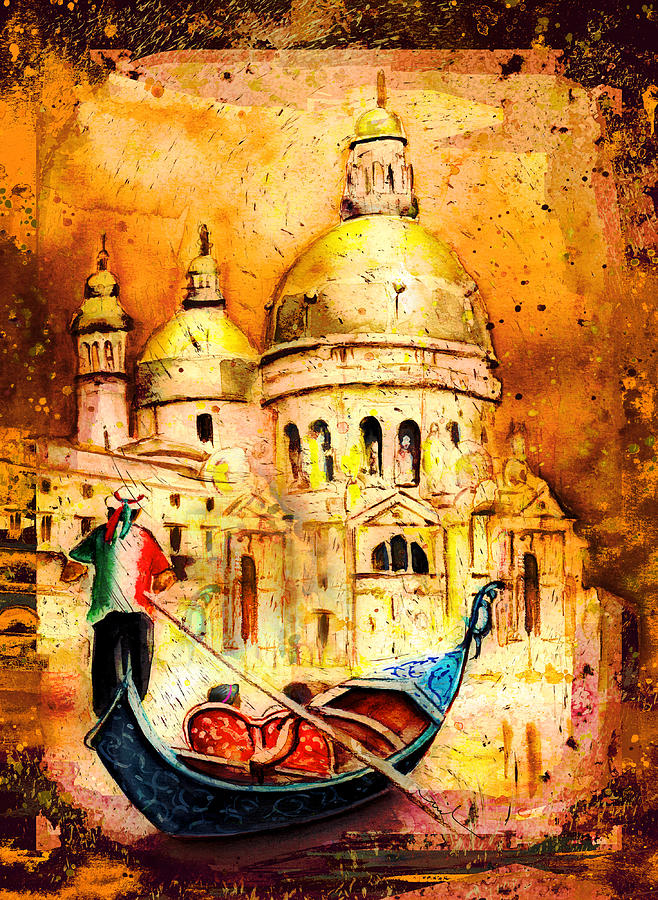 Venice Authentic Madness Painting by Miki De Goodaboom