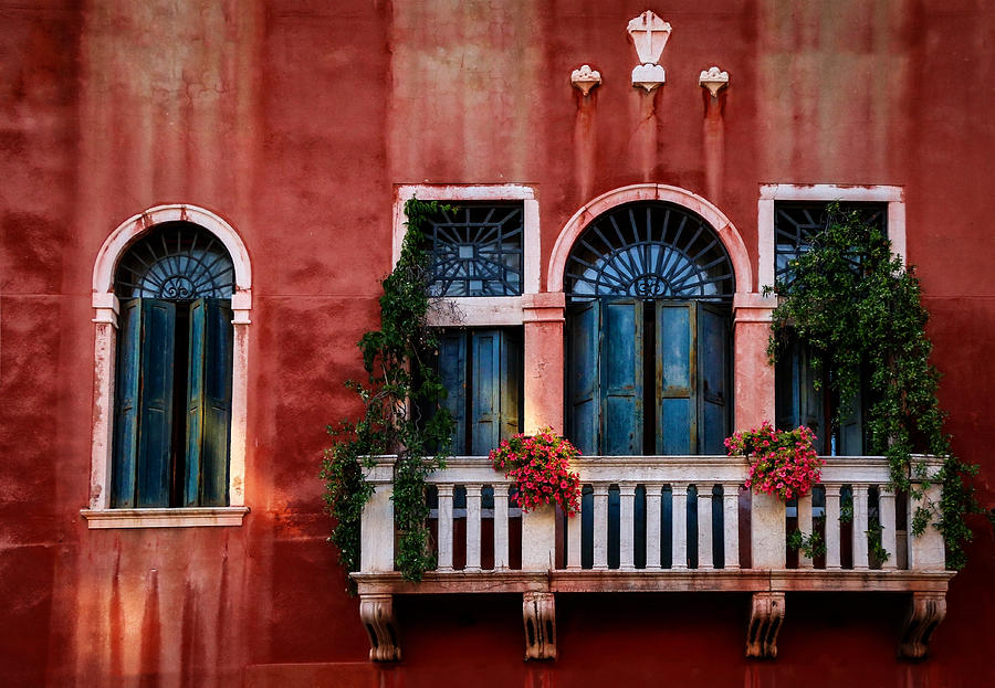 Venice Balcony Photograph by Kathleen Scanlan