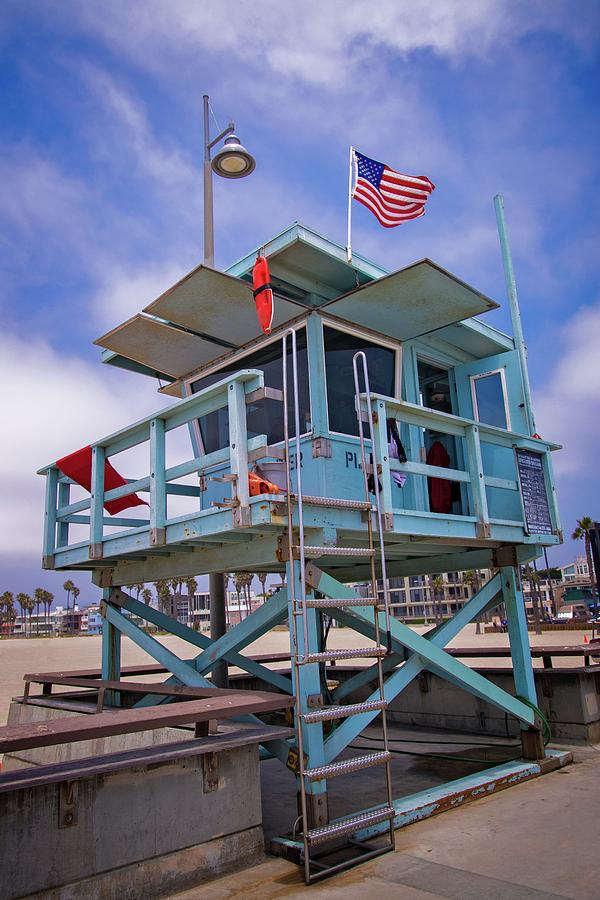Venice Beach Life Guard Station  Photograph by Lynn Bauer